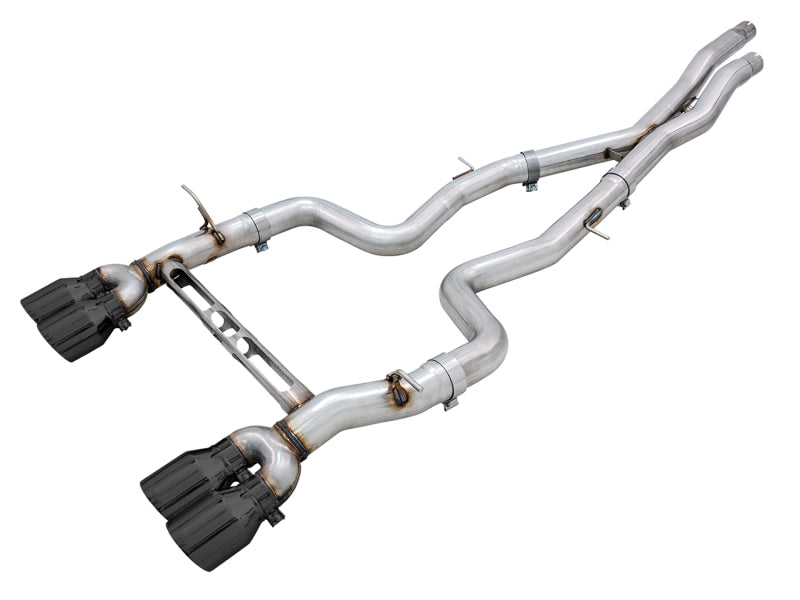 AWE Tuning BMW F8X M3/M4 Track Edition Catback Exhaust - Diamond Black Tips - DTX Performance