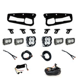 Baja Designs 21-25 Ford Bronco Squadron 2.0 (Spot) / S2 Sport D/C & W/C FPK Steel Bumper w/UP -Clear
