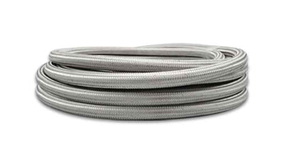 Vibrant SS Braided Flex Hose with PTFE Liner -4 AN (20 foot roll) for performance car tuning by DTX Performance, veteran owned shop