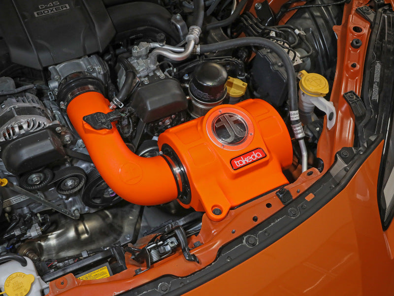 aFe 22-23 Toyota GR86 / Subaru BRZ Takeda Momentum Pro 5R Orange Edition Cold Air Intake System - DTX Performance