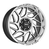 Weld Off-Road W118 20X10 Fulcrum 6X135 6X139.7 ET-18 BS4.75 Gloss Black w/ Machine Lip 106.1