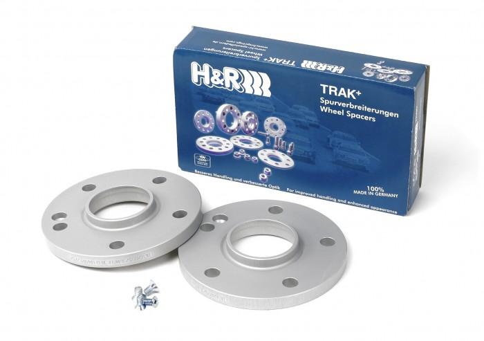 H&R Trak+ 15mm DR Spacer Bolt Pattern 5/130 CB 84mm Bolt Thread 14x1.5 - Black H&R