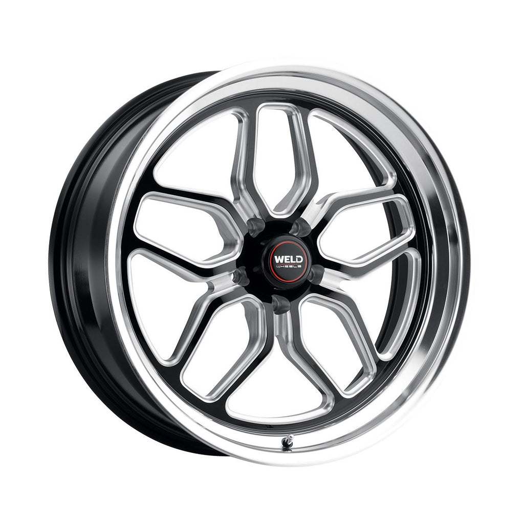 Weld Racing 17x10 Laguna Drag 5x120 ET42 BS7.2 Gloss BLK MIL DIA 78.1 - DTX Performance