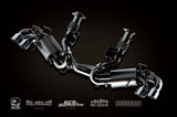 Borla 2020 Chevrolet Corvette C8 6.2L S-Type Exhaust System Dual Round A/C Tips 4inx 4.75in