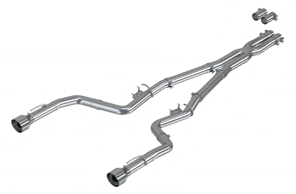 MBRP 3" Race Profile Cat-Back w/ Dual Tips Aluminized Steel Exhaust Charger 5.7L/6.2L/6.4L 2017-2023