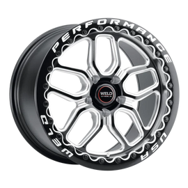Weld Racing 17x10 Laguna Bead Lock 5x120 ET42 BS7.15 Gloss BLK MIL DIA 78.1 Weld