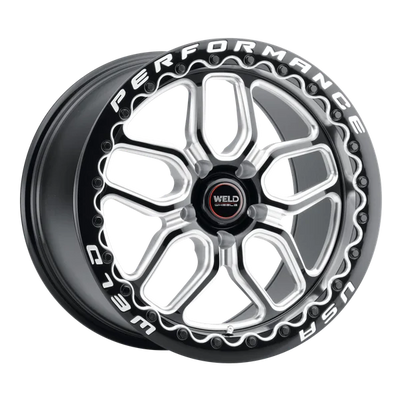 Weld Racing 17x10 Laguna Bead Lock 5x120 ET42 BS7.15 Gloss BLK MIL DIA 78.1 Weld