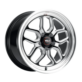 Weld Racing 15x10 Laguna Drag 5x120 ET45 BS7.25 Gloss BLK MIL DIA 78.1 Weld