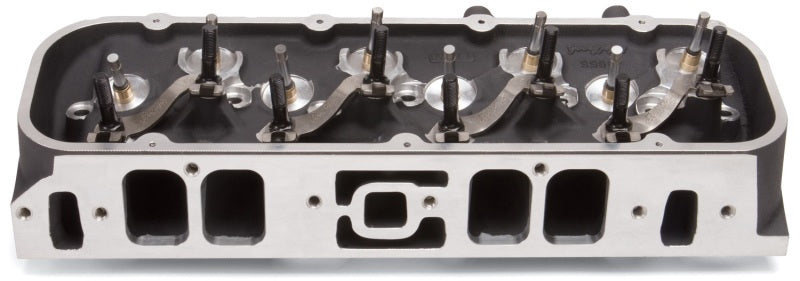 Edelbrock Single Marine BBC Rect Port Head w/ Valves - DTX Performance