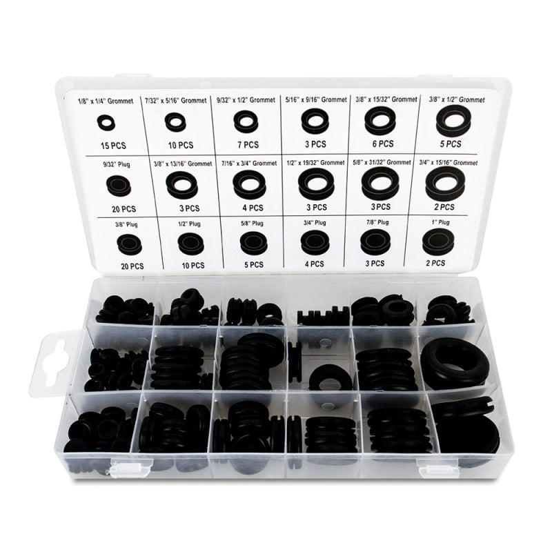 Mishimoto Rubber Grommet Assortment - 125Pc. - DTX Performance