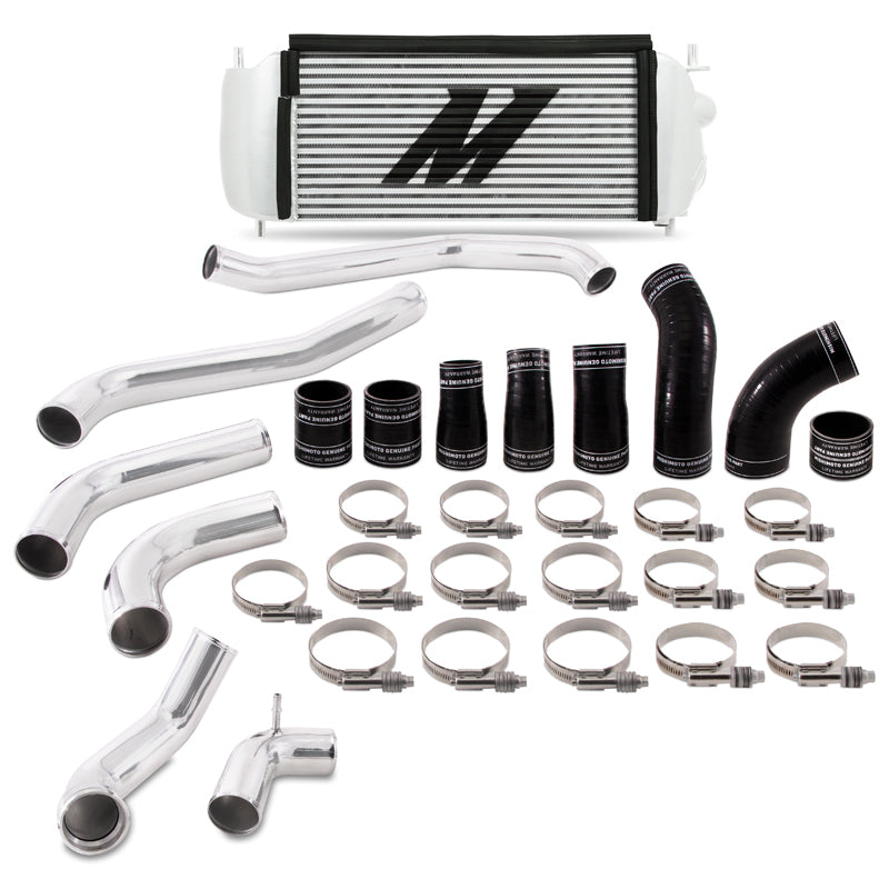 Mishimoto 2017+ Ford F150 3.5L EcoBoost Performance Intercooler Kit - Silver Cooler Polished Pipes - DTX Performance