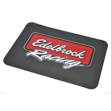 Load image into Gallery viewer, Edelbrock Racing Fender Cover - PVC Foam Mat - 2 Color Printed Edelbrock Racing Logo - DTX Performance