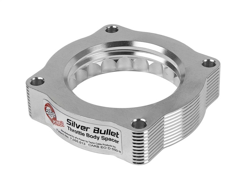 aFe Silver Bullet Throttle Body Spacer N62 Only BMW (E53) 04-09 5series (E60) 04-09 6series (E63/64) - DTX Performance