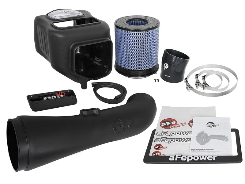 aFe Momentum HD Pro 10R Cold Air Intake System 2017 GM Diesel Trucks V8-6.6L L5P - DTX Performance