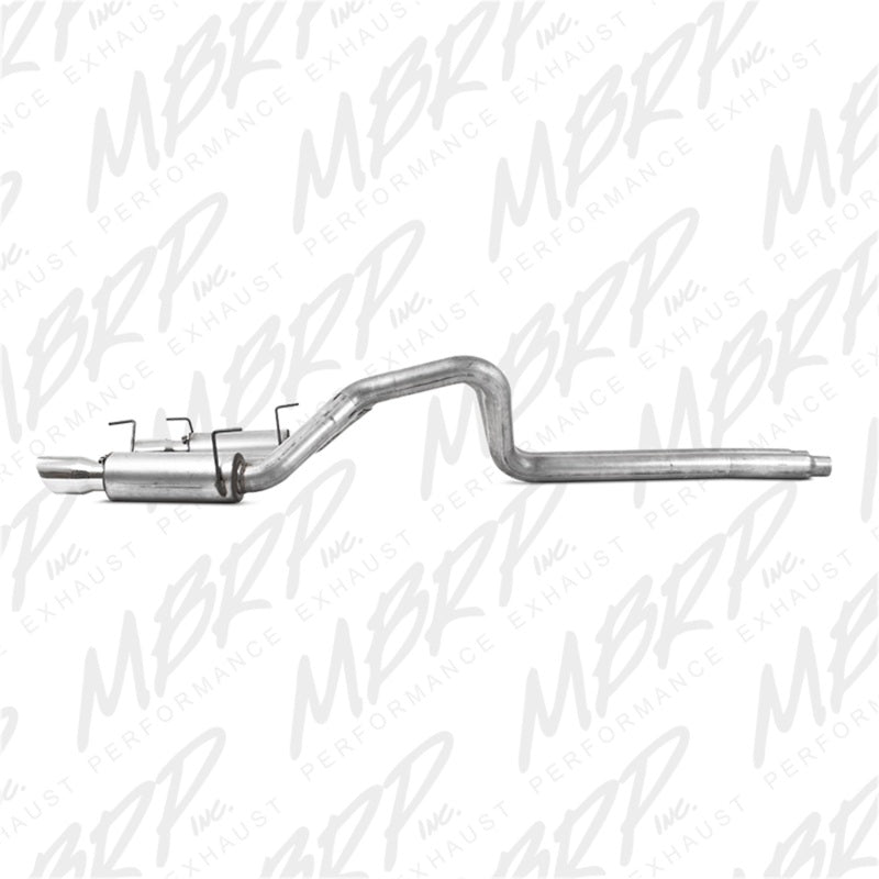 MBRP 05-09 Ford Mustang GT 4.6L Dual Split Rear Race Version AL/ 3in Cat Back Exhaust System - DTX Performance