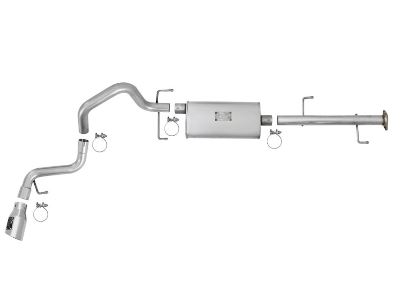 aFe Scorpion 2-1/2in Alum Steel Cat-Back Exhaust w/ Polished Tips 07-17 Toyota FJ Cruiser V6 4.0L - DTX Performance