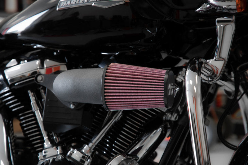 K&N 2017 Harley-Davidson H/D Touring Models Aircharger Performance Intake - Black - DTX Performance