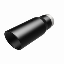 Load image into Gallery viewer, MagnaFlow Tip Stainless Black Coated Single Wall Round Single Outlet 5in Dia 3.5in Inlet 14.5in L - DTX Performance