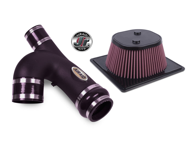 Airaid Jr. Intake Kit, Bifurcated Tube, Dry / Red Media 11-14 Ford F-150 3.5L Ecoboost - DTX Performance