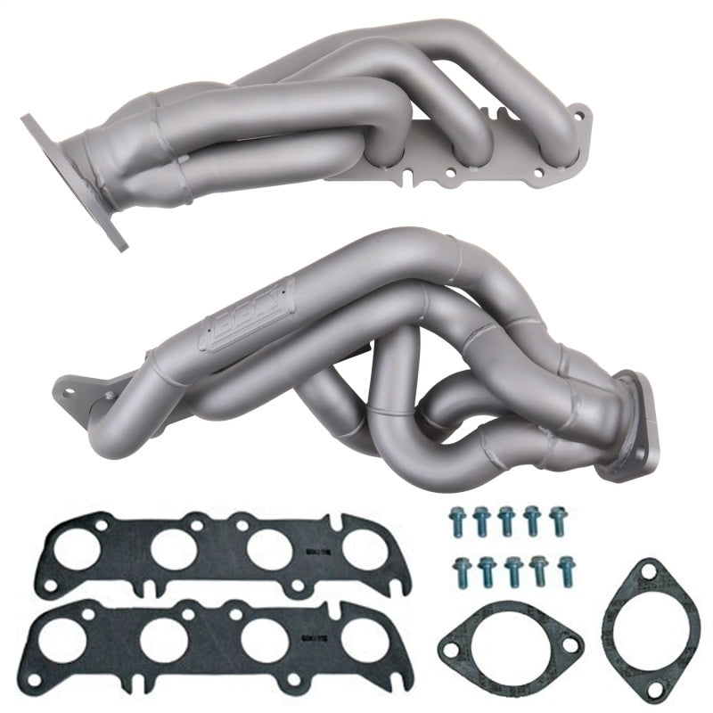 BBK 11-14 Mustang GT Shorty Tuned Length Exhaust Headers - 1-5/8 Titanium - DTX Performance