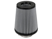 Load image into Gallery viewer, aFe MagnumFLOW Pro DRY S Universal Air Filter 3in F / 6in B / 4.5in T (Inv) / 7in H - DTX Performance