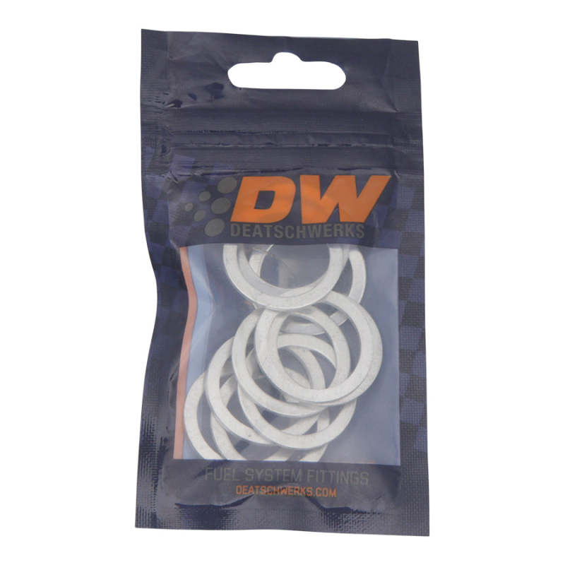 DeatschWerks -8 AN Aluminum Crush Washer (Pack of 10) - DTX Performance