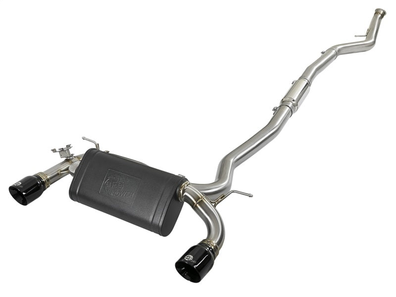 aFe MACH Force-Xp 3in 304 SS Cat-Back Exhaust w/ Black Tips 12-15 BMW 335i (F30) L6 3.0L (t) N55 - DTX Performance