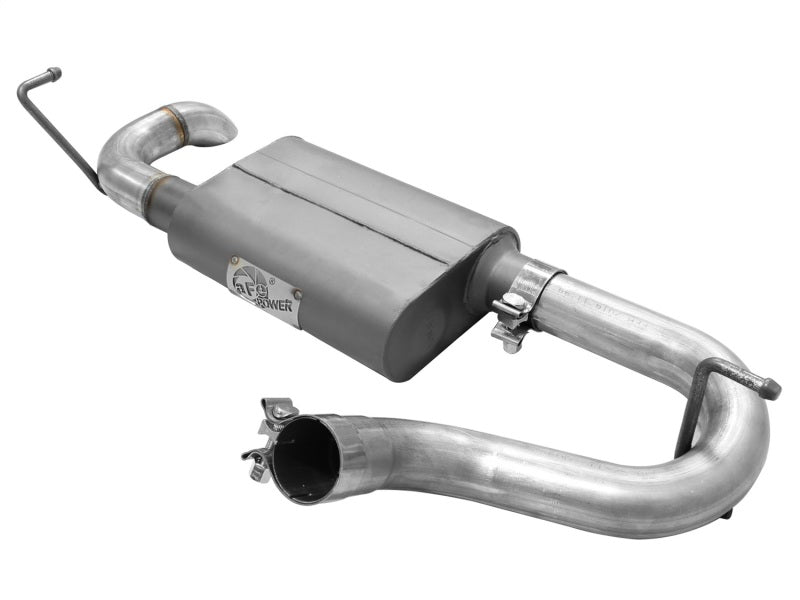 aFe Scorpion Exhaust System Axle Back Aluminized Hi-Tuck 07-17 Jeep Wrangler JK V6 3.6/3.8L - DTX Performance