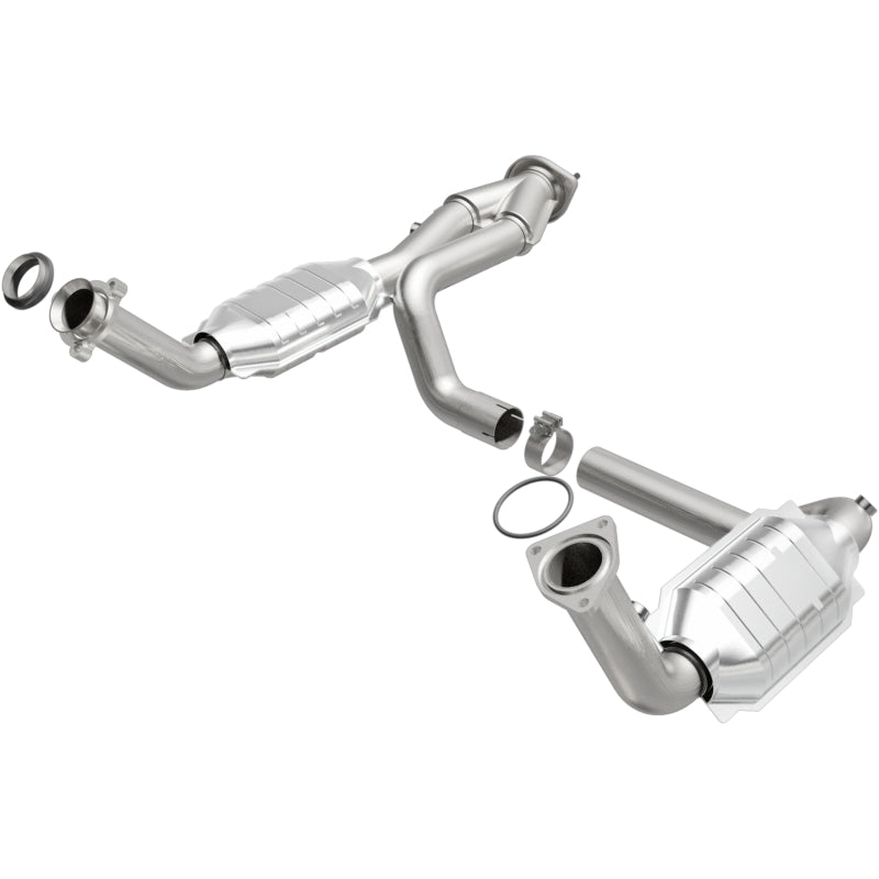 MagnaFlow Conv DF 02-06 Cadillac Truck. 8 5.3L Dual Conv. Y-Pipe Assy 2wd/Chevy Truck 99-07 - DTX Performance