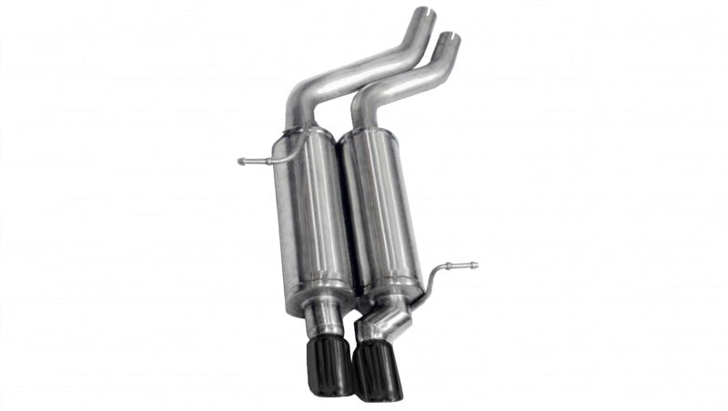 Corsa 01-06 BMW 325i/ci Convertible E46 Black Sport Axle-Back Exhaust - DTX Performance