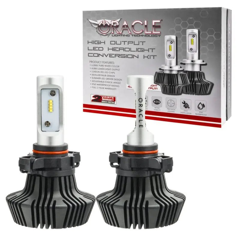 Oracle 52 4000 Lumen LED Headlight Bulbs (Pair) - 6000K - DTX Performance