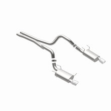 Load image into Gallery viewer, MagnaFlow 13 Ford Mustang Dual Split Rear Exit Stainless Cat Back Performance Exhaust (Street) - DTX Performance