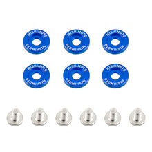 Load image into Gallery viewer, Mishimoto Small Fender Washer Kit (6pcs) - Blue - DTX Performance