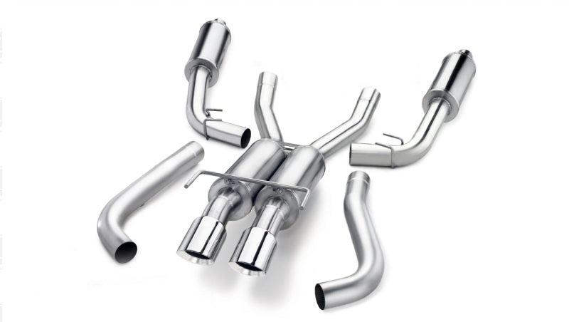 Corsa 96-02 Dodge Viper GTS 8.0L V10 Polished Sport Cat-Back Exhaust w/ 2.5in Inlet - DTX Performance