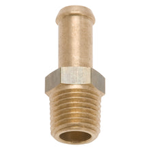 Load image into Gallery viewer, Edelbrock Fitting 1/4-18 NPT X 3/8In Single Barb Brass - DTX Performance