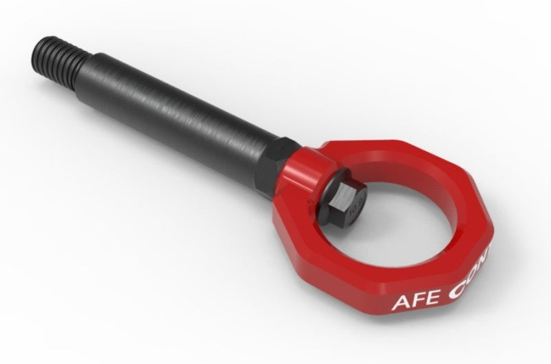 aFe Control Rear Tow Hook Red BMW F-Chassis 2/3/4/M - DTX Performance