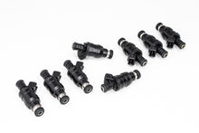 Load image into Gallery viewer, DeatschWerks Universal 1000cc Low Impedance 14mm Upper Injector - Set of 8 - DTX Performance