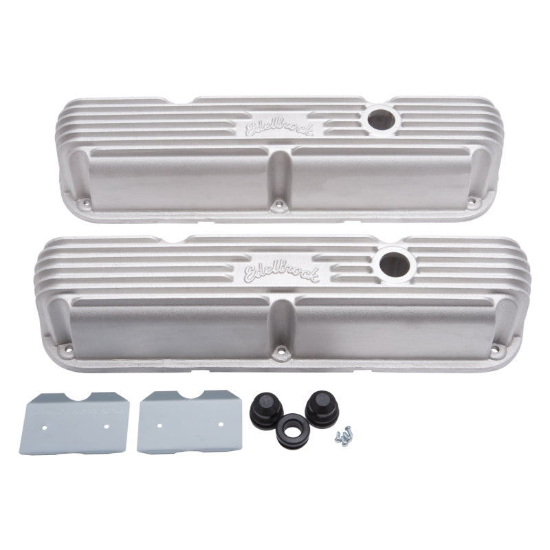 Edelbrock Valve Cover Classic Series Chrysler La 318-340-360 CI V8 Satin - DTX Performance