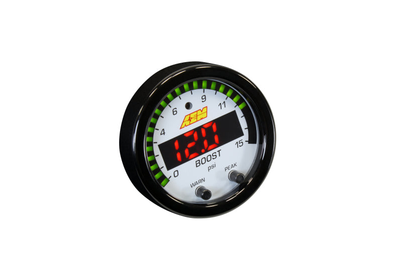 AEM X-Series Pressure 0-15psi Gauge Kit - DTX Performance