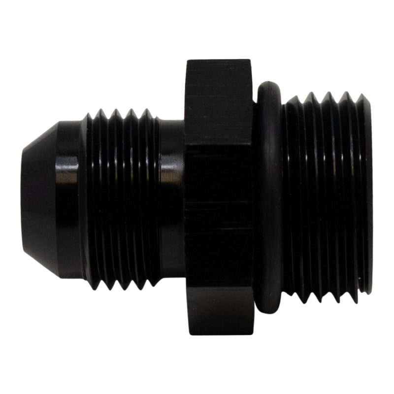 DeatschWerks 10AN ORB Male to 8AN Male Flare Adapter (Incl O-Ring) - Anodized Matte Black - DTX Performance