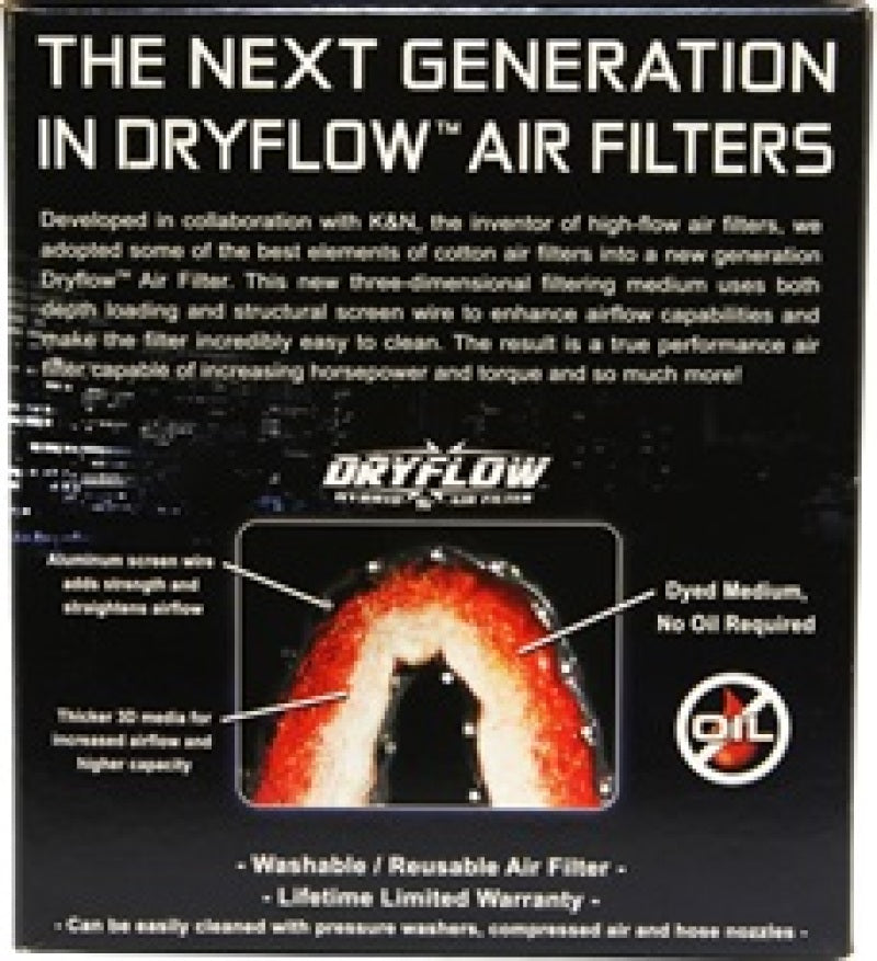 AEM 2.75in Flange 6in x 4.5in Base 6in x 3.8125in Top 5in Height DryFlow Air Filter - DTX Performance