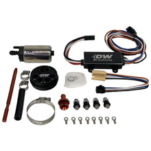 Load image into Gallery viewer, DeatschWerks 3.5L Module Surge Tank In-Tank Pump Adapter w/ DW440 Brushless &amp; Controller 440lph Pump - DTX Performance