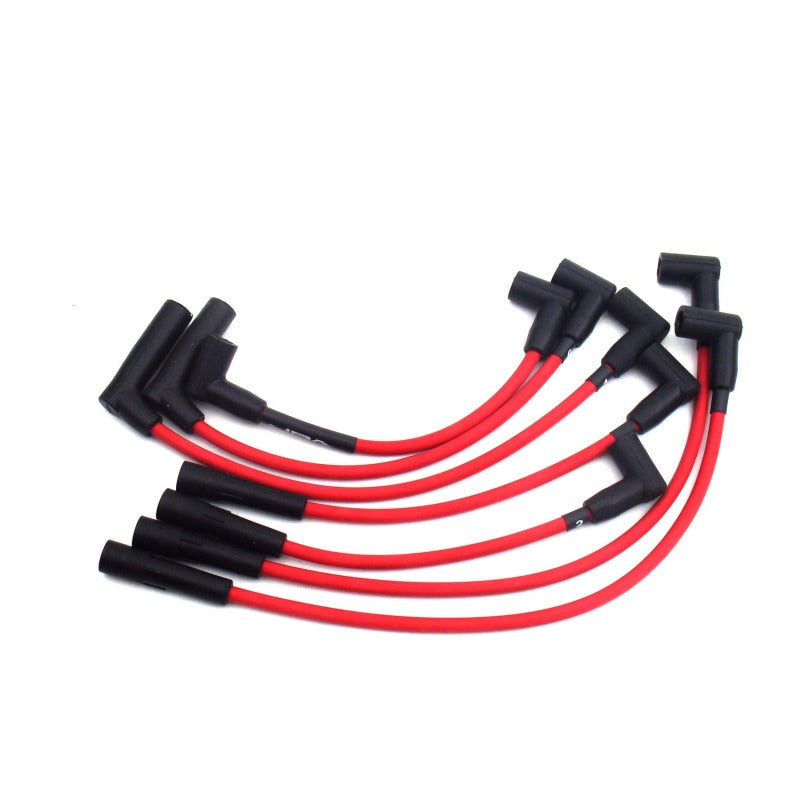 JBA 91-00 Jeep 4.0L Ignition Wires - Red - DTX Performance