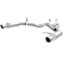 Load image into Gallery viewer, MagnaFlow Axle Back, SS, 3in, Competition, Dual Split Polished 4.5in Tip 2015 Ford Mustang GT V8 5.0 - DTX Performance