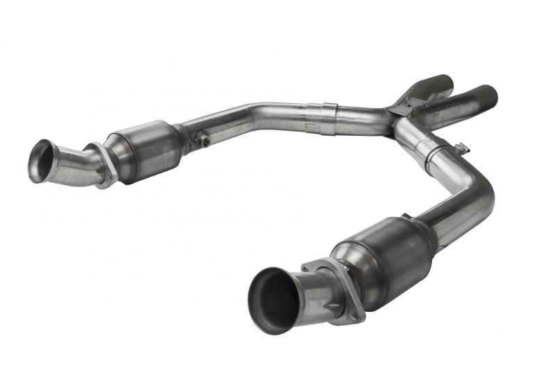 Kooks 05-10 Ford Mustang GT 2 1/2in x 2 1/2in OEM Exhaust GREEN Cat X Pipe - DTX Performance