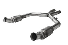 Load image into Gallery viewer, Kooks 05-10 Ford Mustang GT 2 1/2in x 2 1/2in OEM Exhaust GREEN Cat X Pipe - DTX Performance