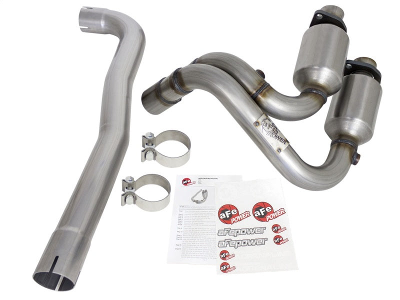 aFe Power Direct Fit Catalytic Converter Replacements Front 04-06 Jeep Wrangler (TJ/LJ) I6-4.0L - DTX Performance