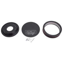 Load image into Gallery viewer, Edelbrock Air Cleaner Victor Series Round Aluminum Top Cloth Element 14In Dia X 3 125In Black - DTX Performance