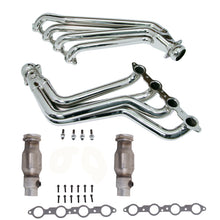 Load image into Gallery viewer, BBK 10-15 Camaro LS3 L99 Long Tube Exhaust Headers With Converters - 1-3/4 Chrome - DTX Performance