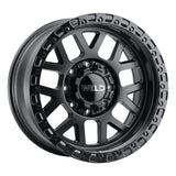 Weld Off-Road W104 20X12 Cinch 8X165.1 ET-44 BS4.75 Satin Black / Gloss Black 125.1